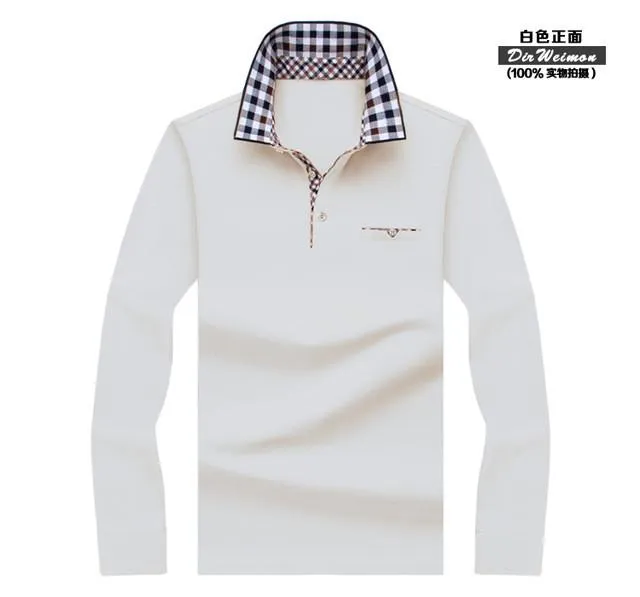 Men's Long Sleeve Polo Up To Size 10XL