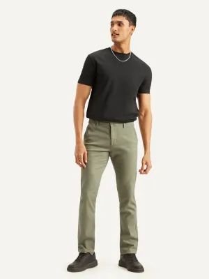 Men's Olive Slim Fit Chinos