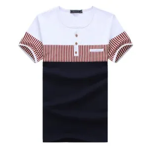 Men's Short Sleeve Plaid Button Up