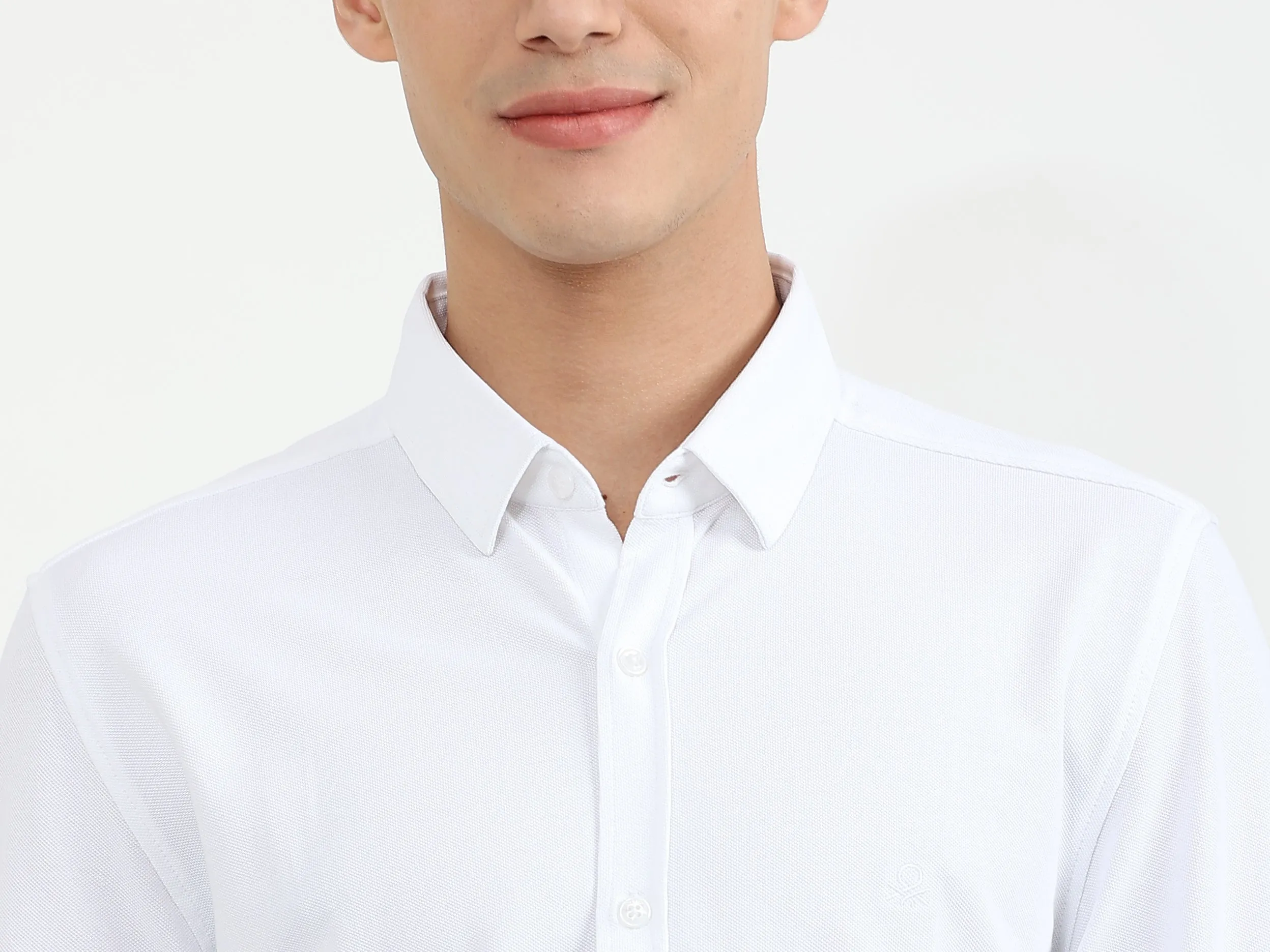 Mens Slim Fit Solid Shirt
