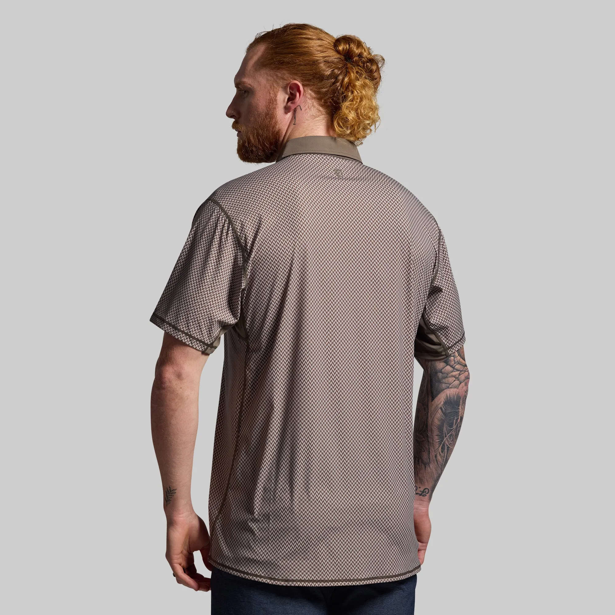 Men's Tek Polo (Gunmetal Check)
