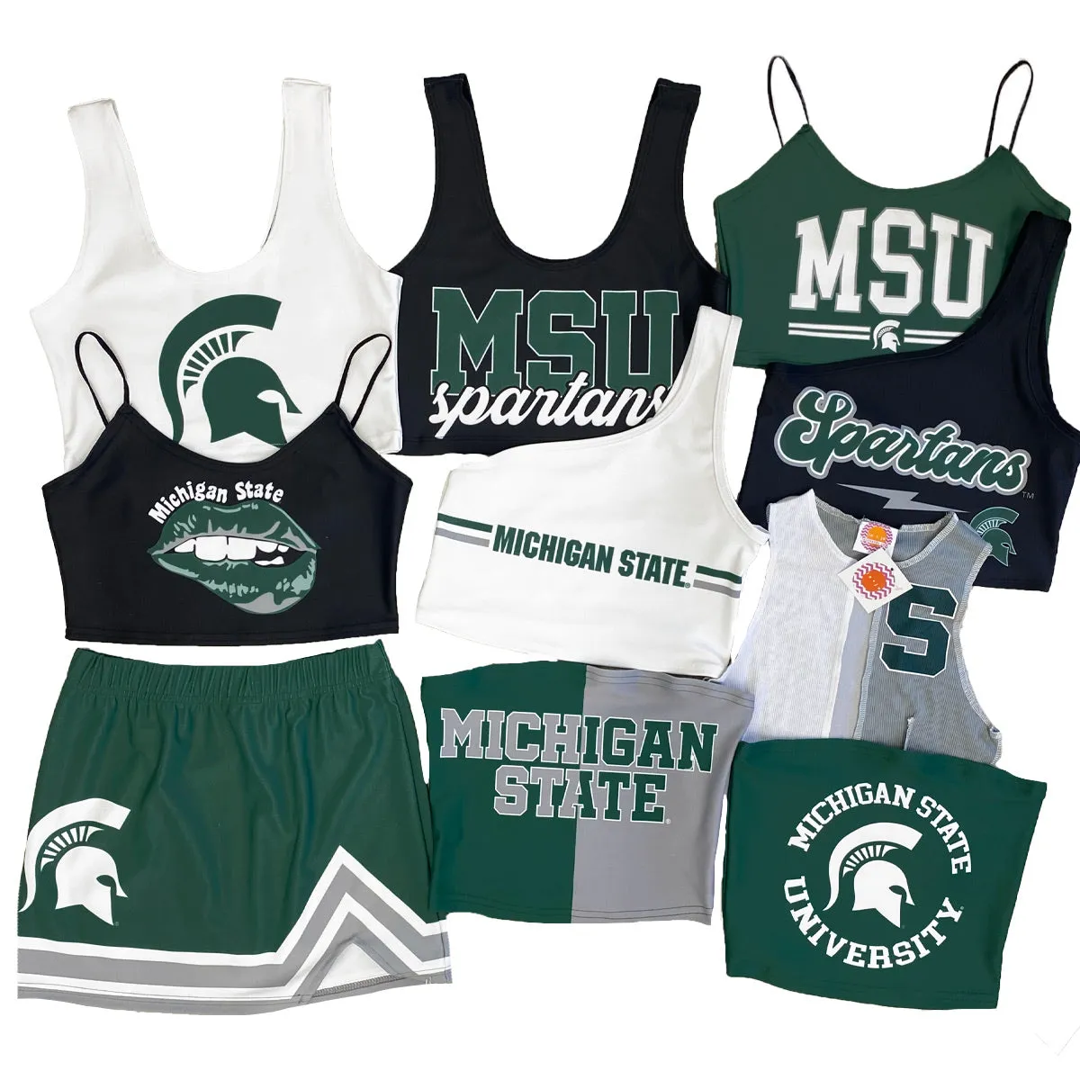 Michigan State Crop Tank Top