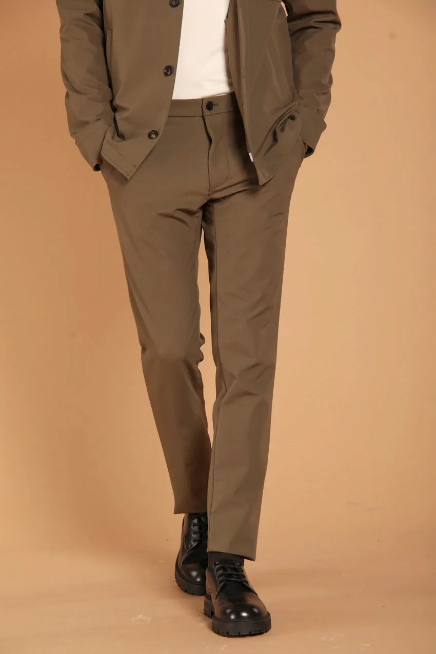 Milano Jog men's chino pants in jersey dynamic extra slim fit 
