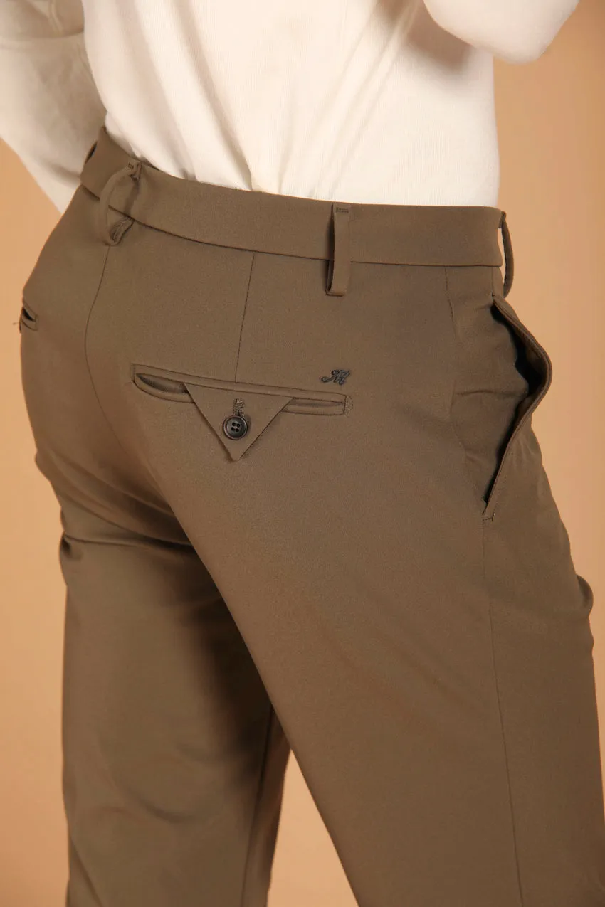 Milano Jog men's chino pants in jersey dynamic extra slim fit 