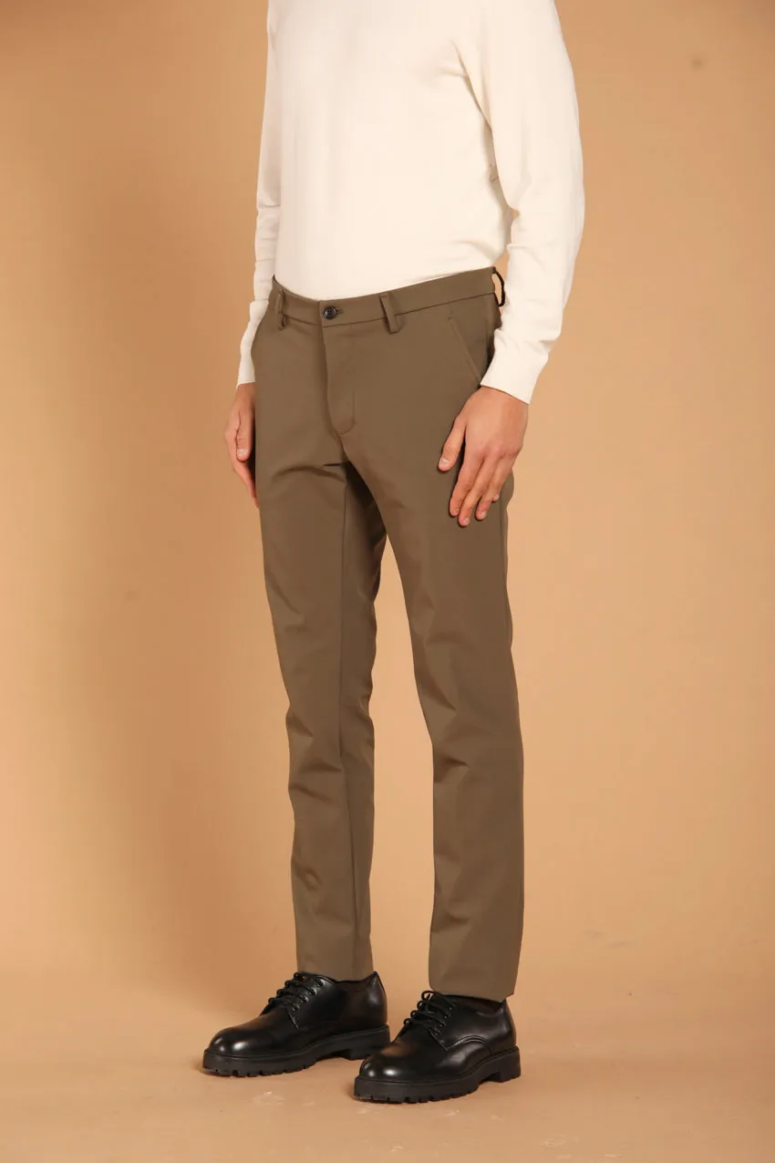 Milano Jog men's chino pants in jersey dynamic extra slim fit 