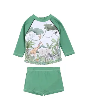 MINIHAHA SILAS PRINT 2 PIECE SWIMSUIT