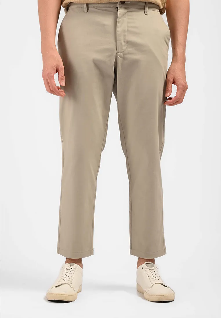 MOC Celana Panjang Ankle Pants Pria NEVILLE-KHAKI