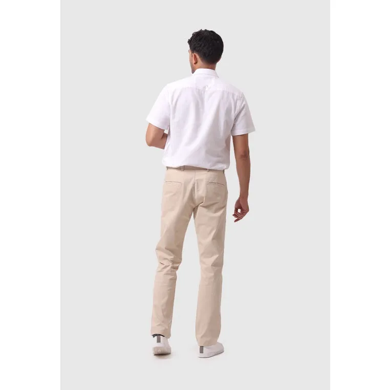 MOC Celana Panjang Pria Regular Fit JASPER - LIGHT BEIGE