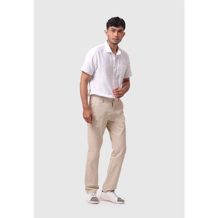 MOC Celana Panjang Pria Regular Fit JASPER - LIGHT BEIGE