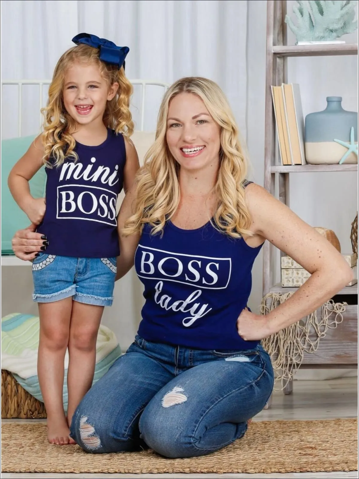 Mommy and Me Boss Besties Tank Top