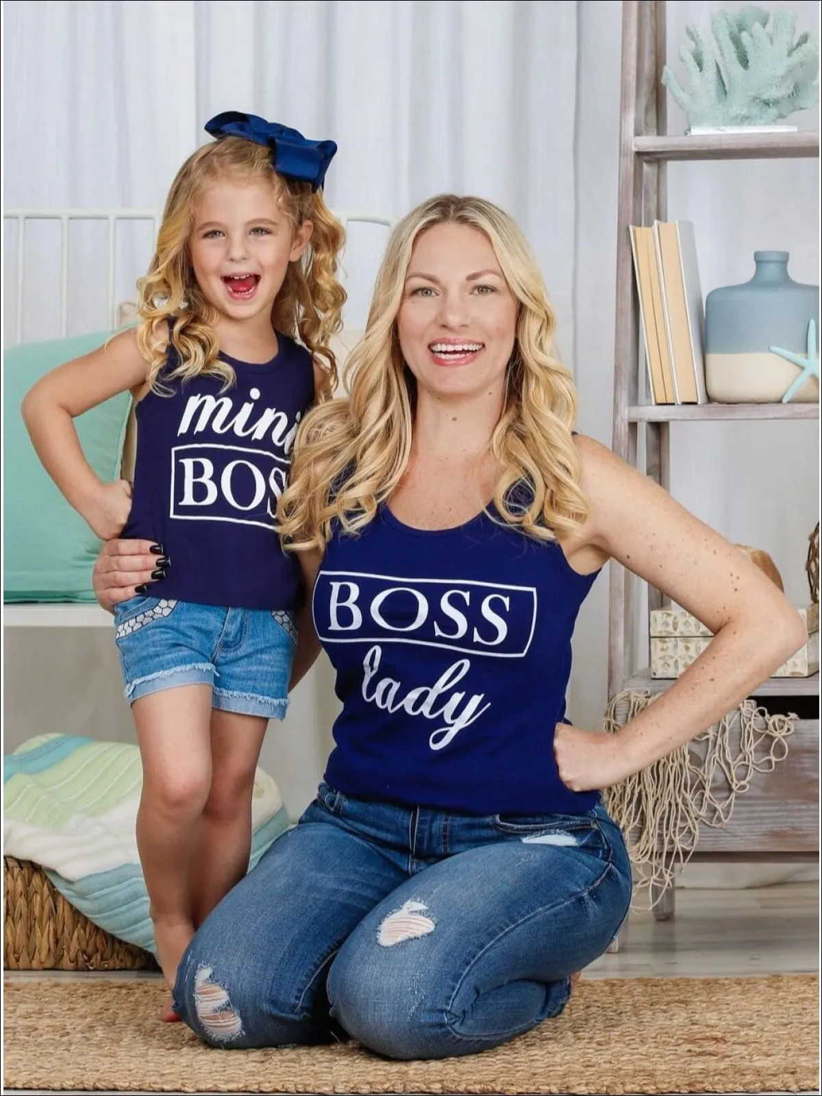 Mommy and Me Boss Besties Tank Top