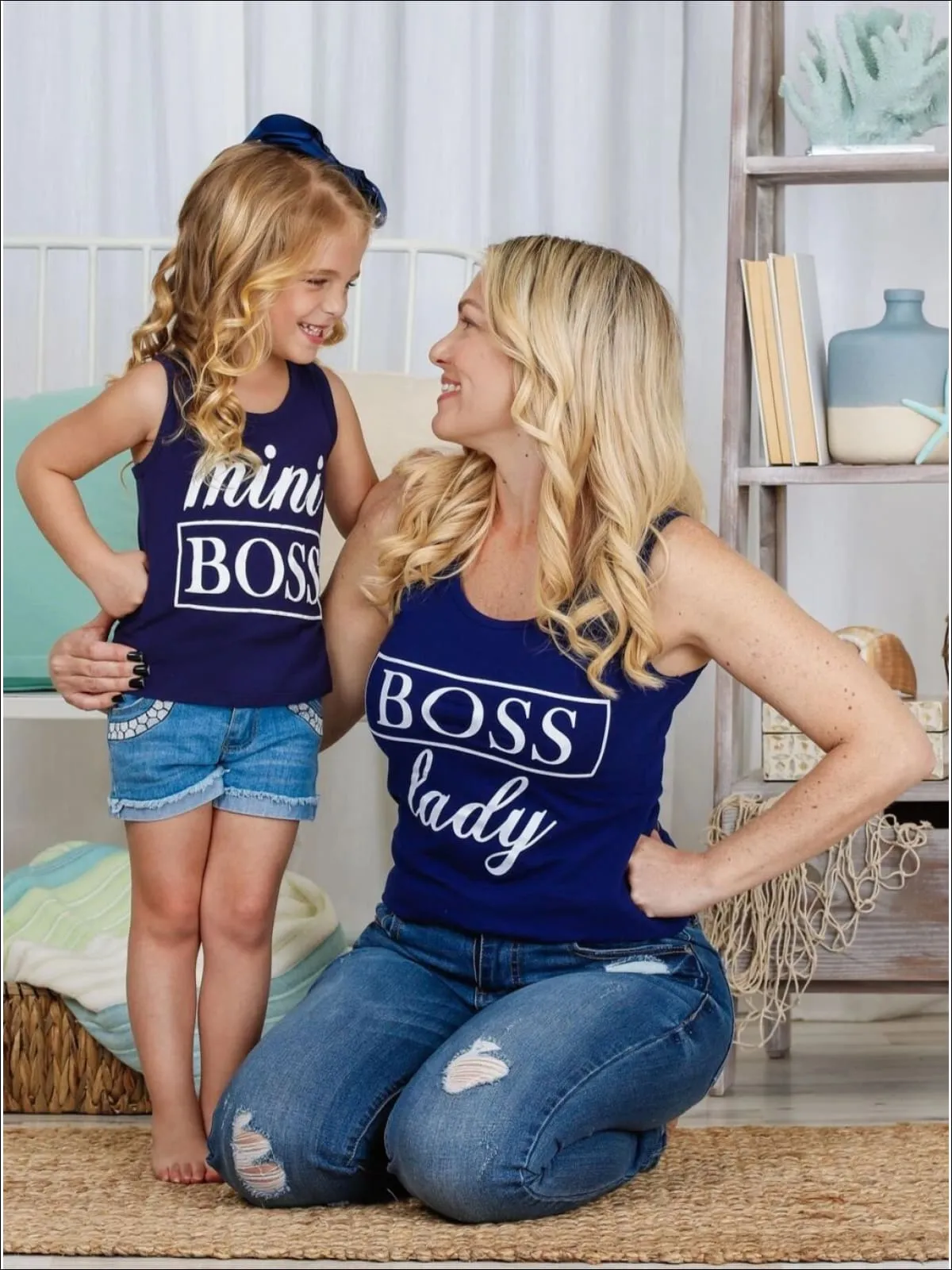 Mommy and Me Boss Besties Tank Top