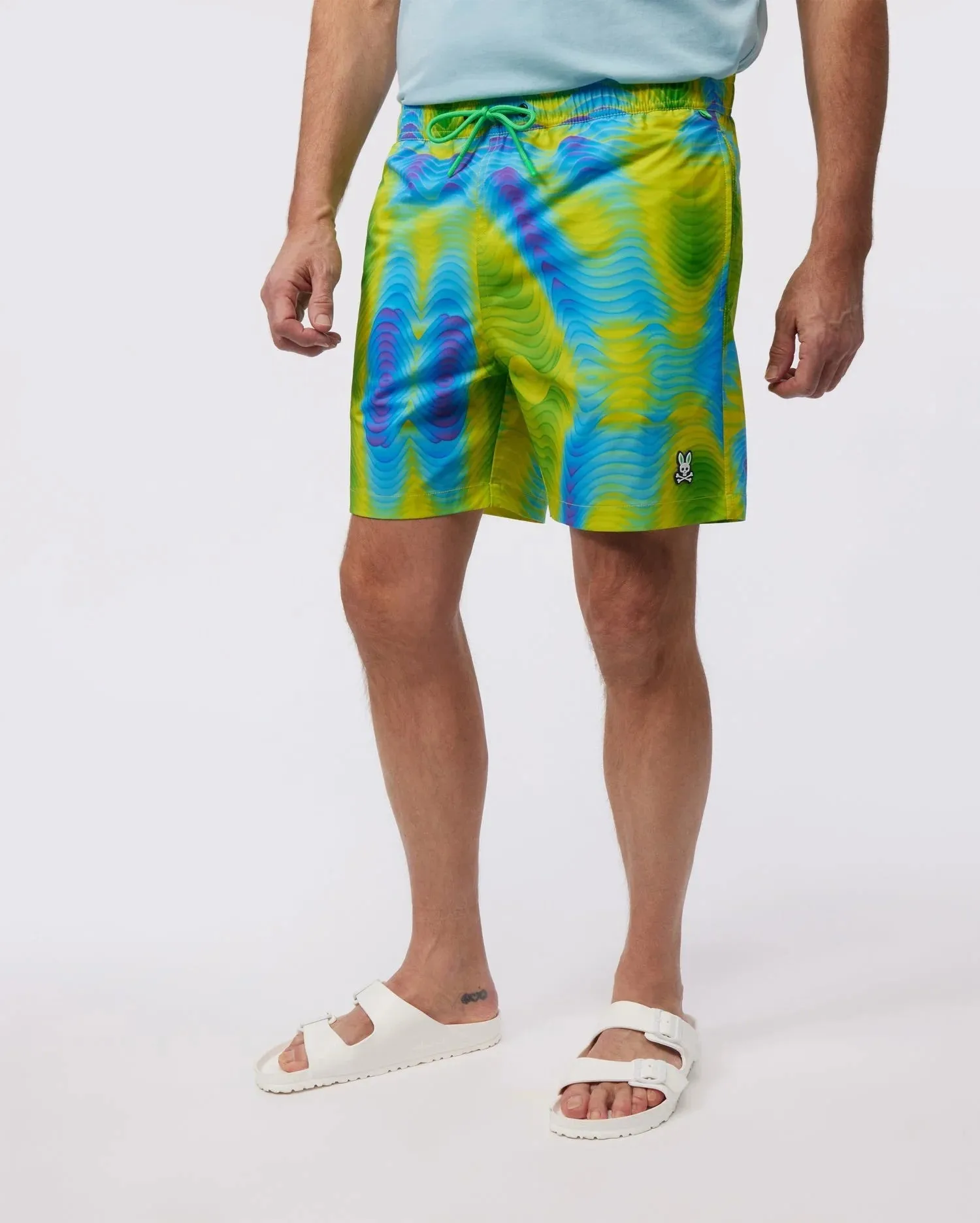 Montgomery All Over Print Swim Trunks Banana