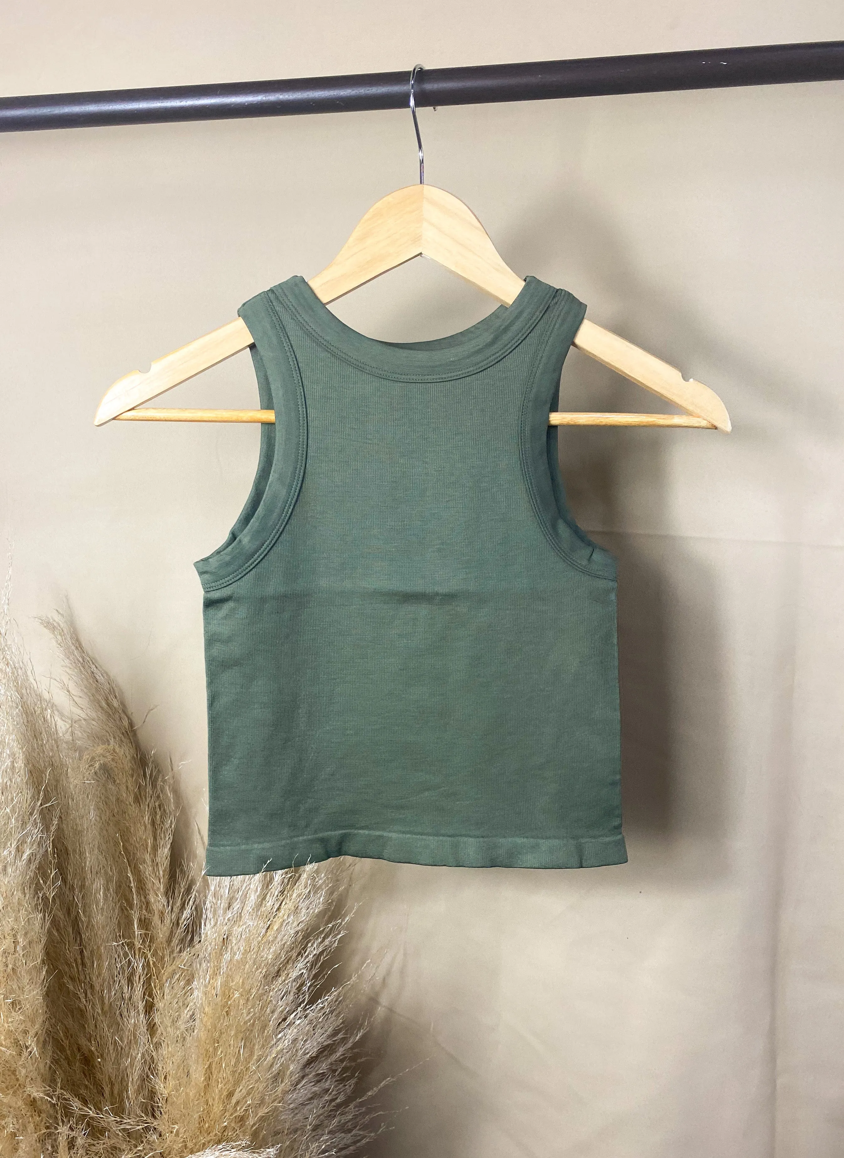 MOODY TANK-OLIVE