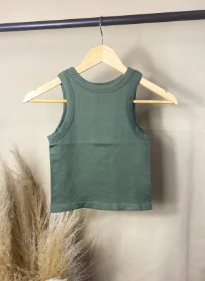 MOODY TANK-OLIVE