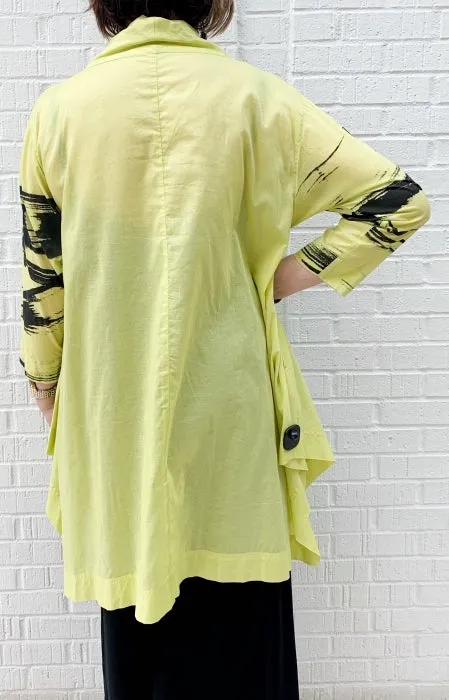 Moyuru Yellow Art Print Tunic