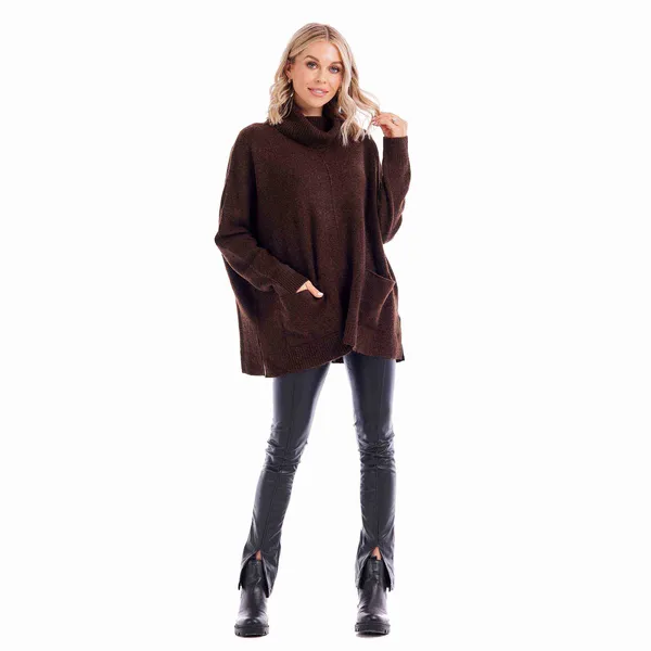 Mud Pie Webb Turtleneck Poncho