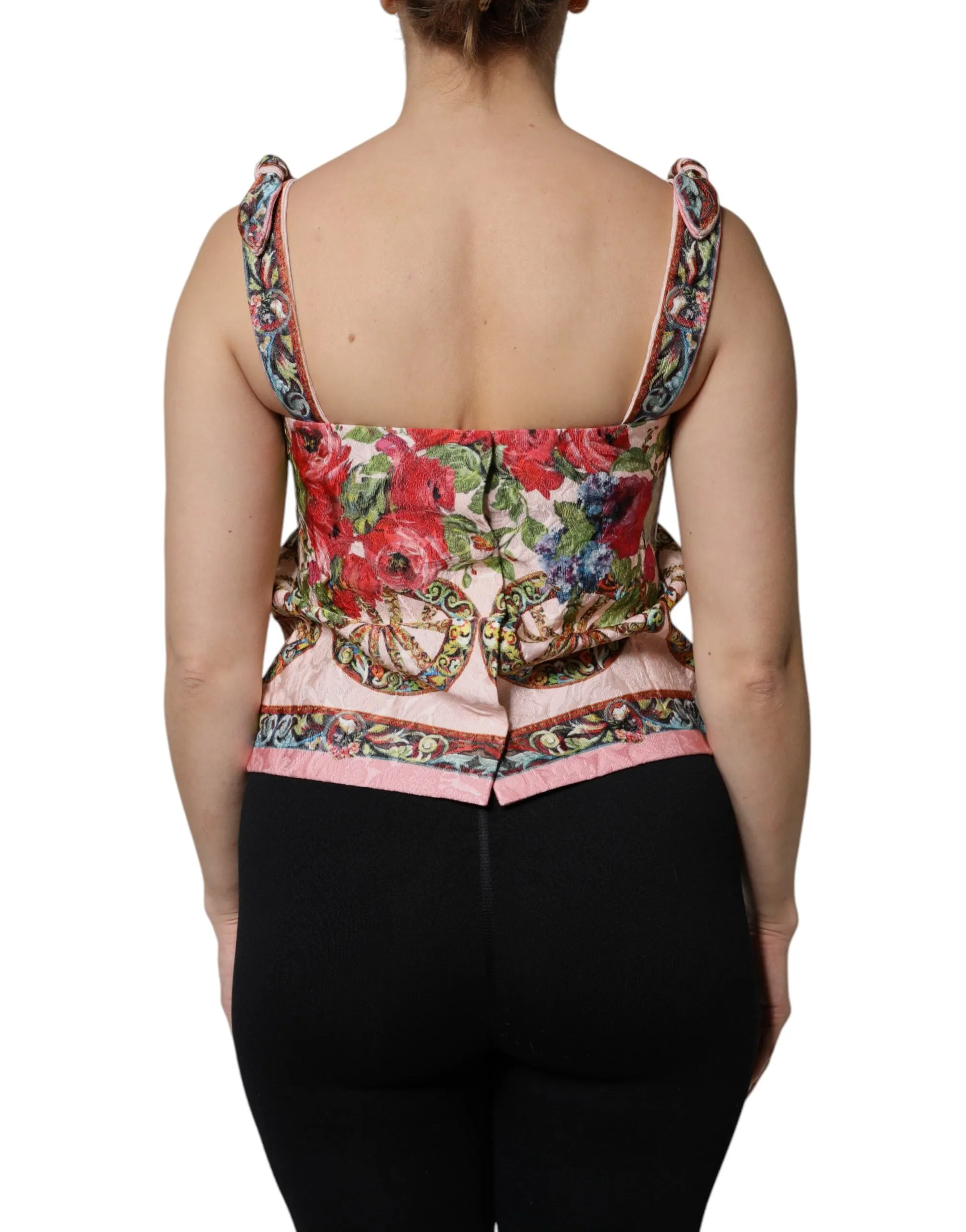 Multicolor Floral Print Sleeveless Tank Top