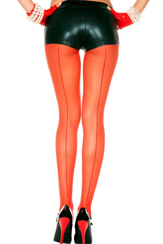 Music Legs Backseam Sheer Pantyhose ML820
