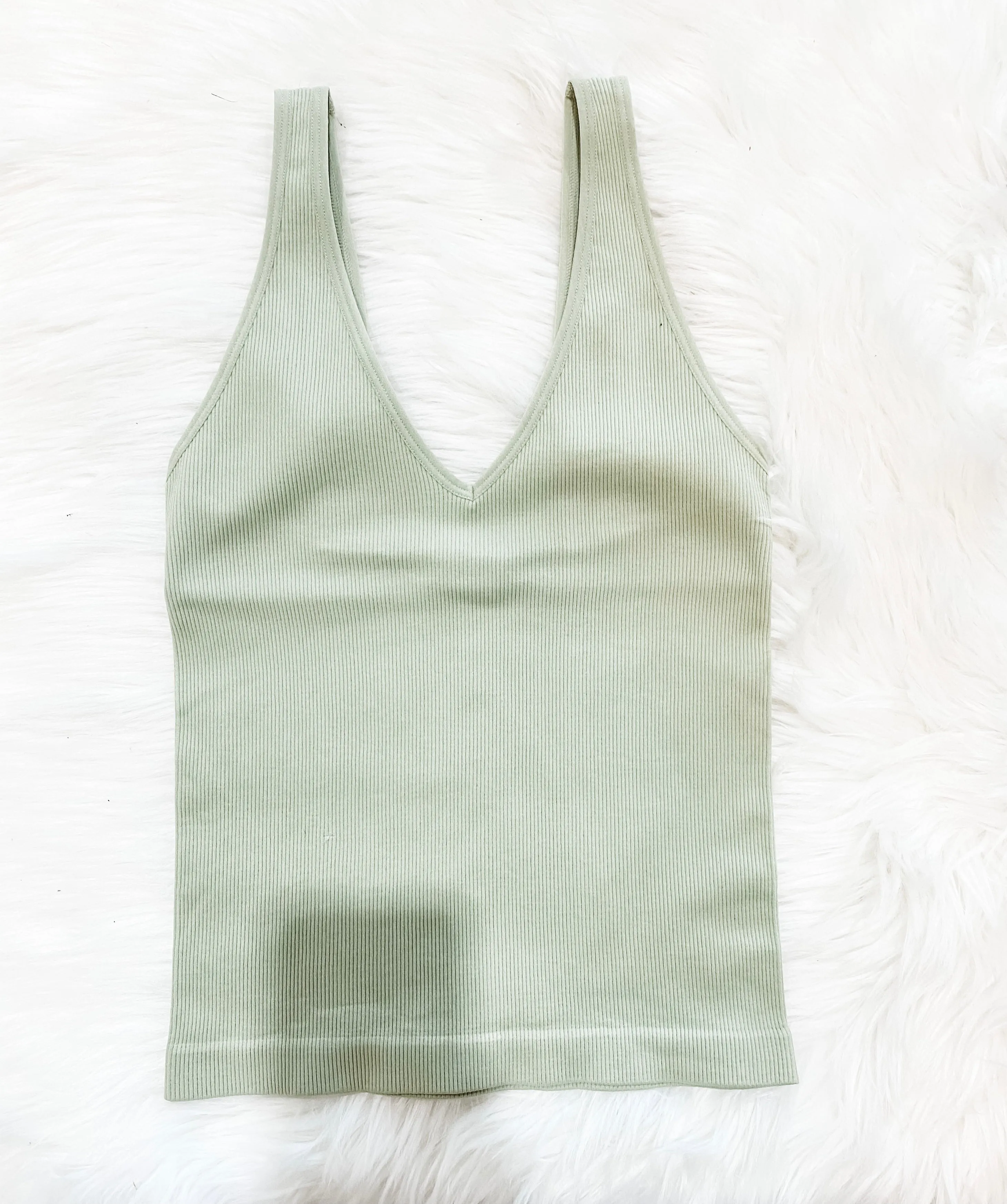 MY TIME TANK-SOFT GREEN