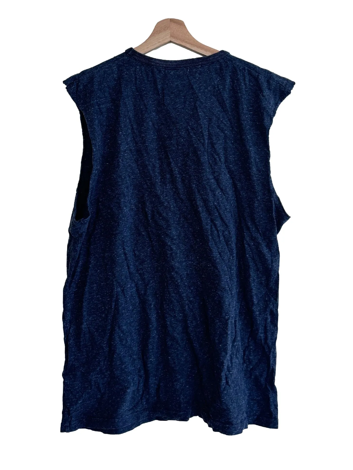Navy Blue Sleeveless Top