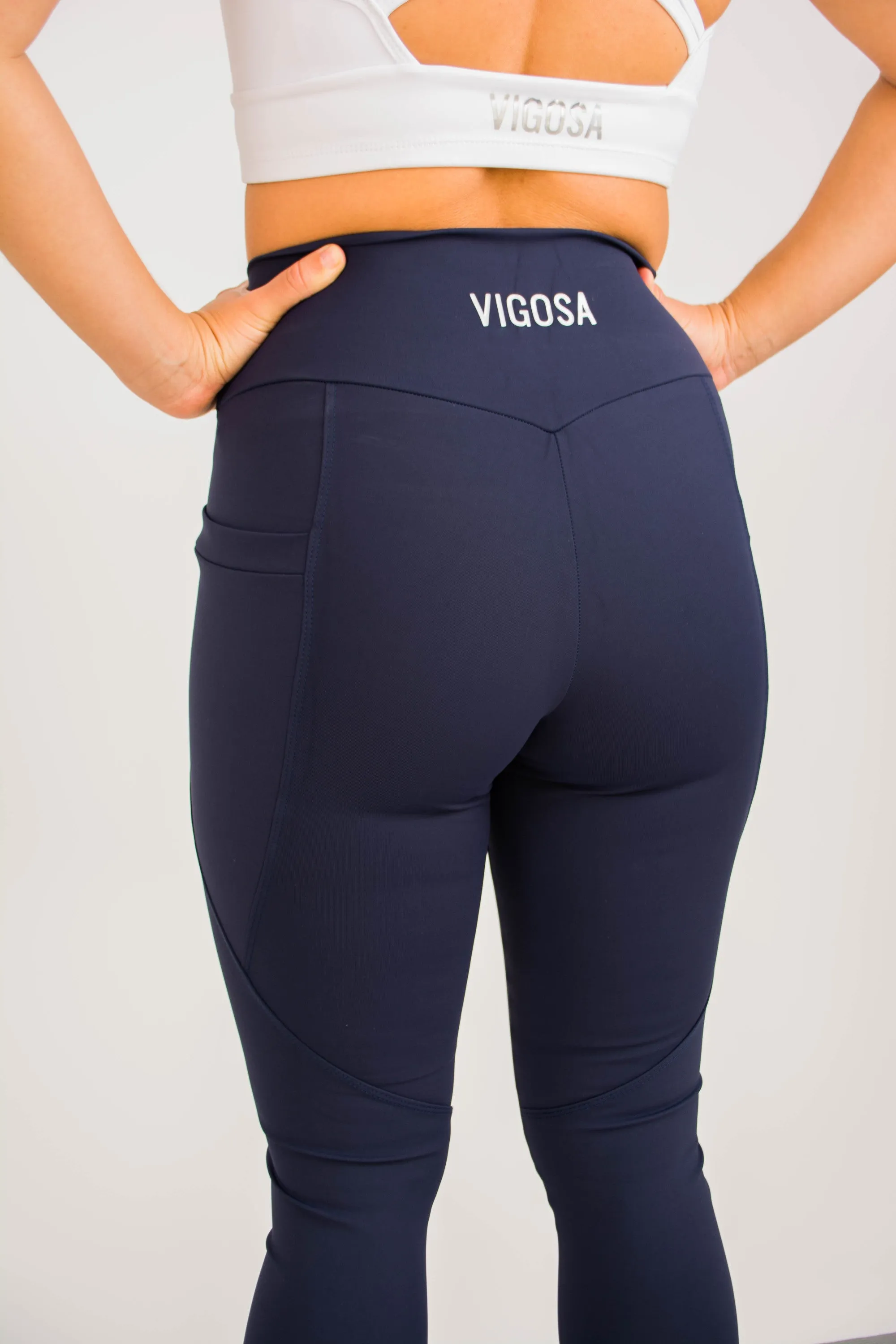 Navy Power Tights
