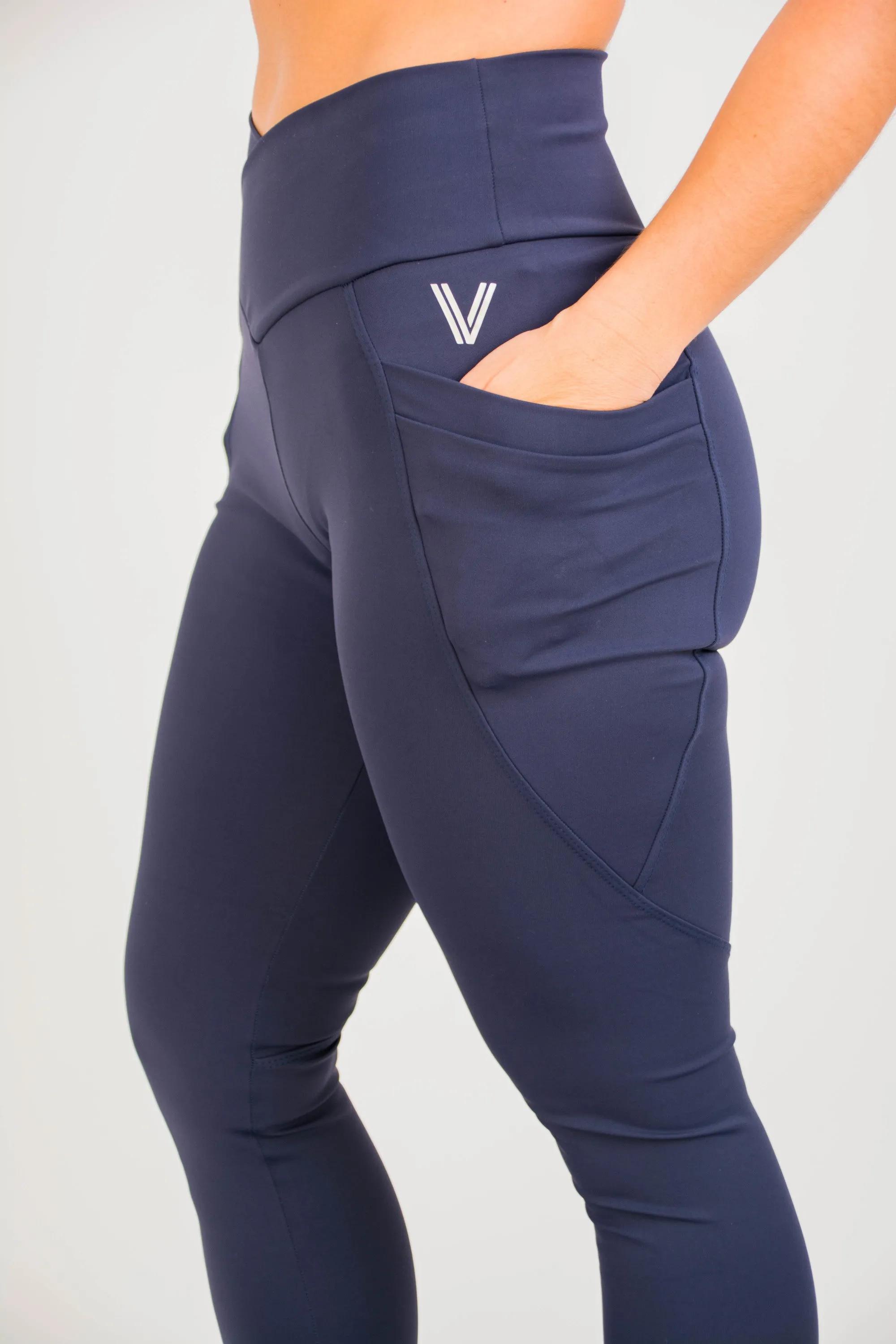 Navy Power Tights