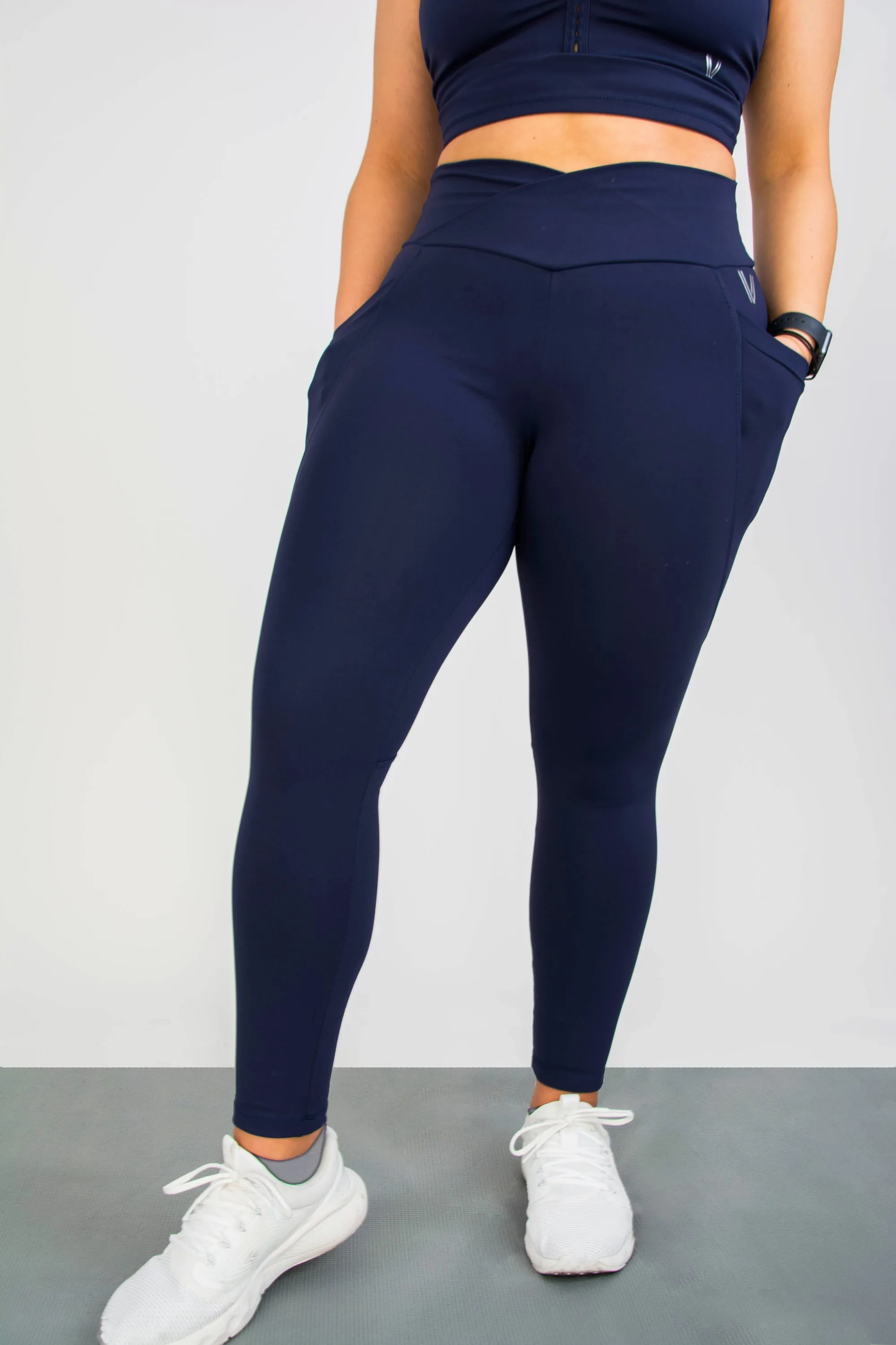 Navy Power Tights