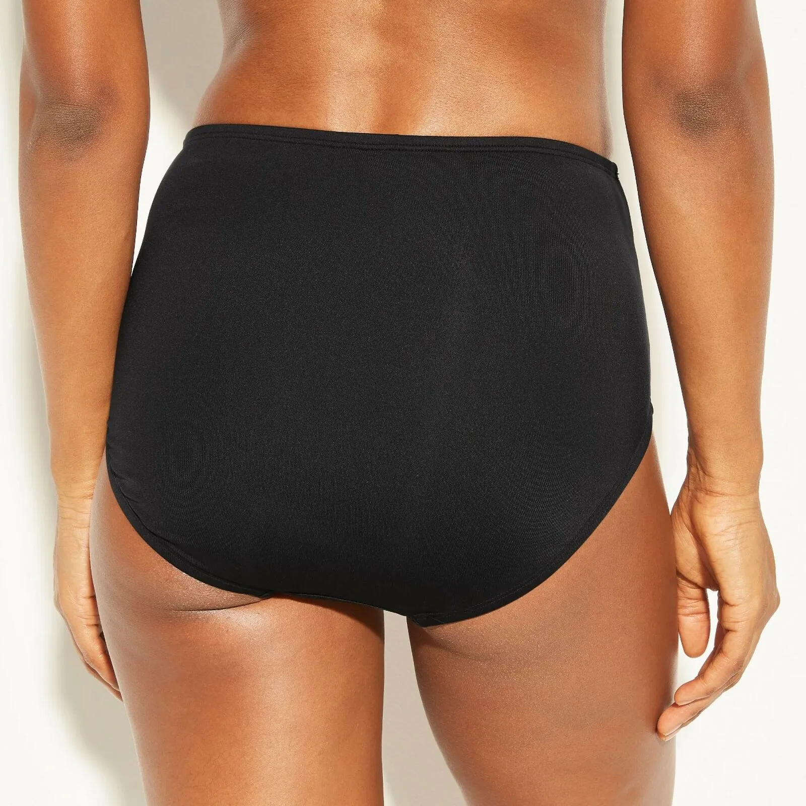 NWT Kona Sol Women's Full Coverage High Waist Swim Bikini Bottom Large