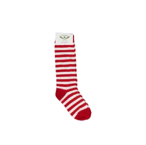Oaks Apparel Socks - Red Striped