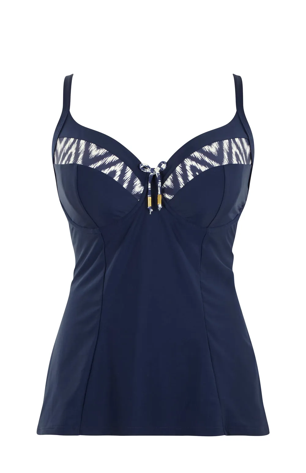 Oceana Balconnet Tankini In Navy - Panache