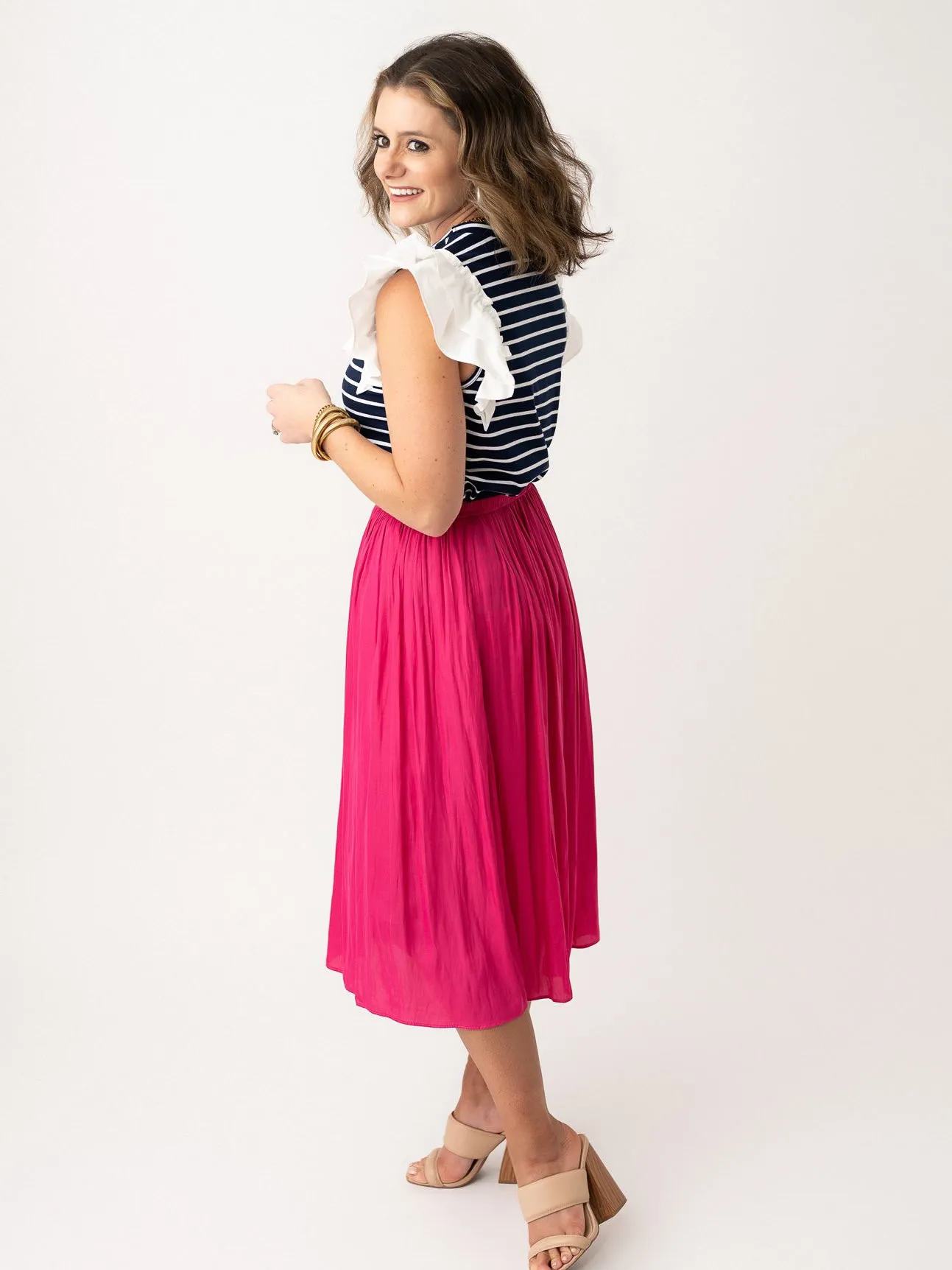 Off to Sail with Ruffles Shirt