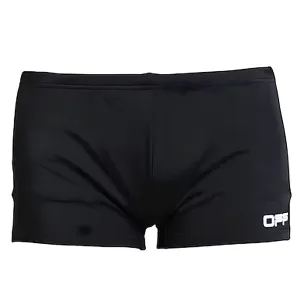 Off-White Black Nylon Men's Swim Trunk