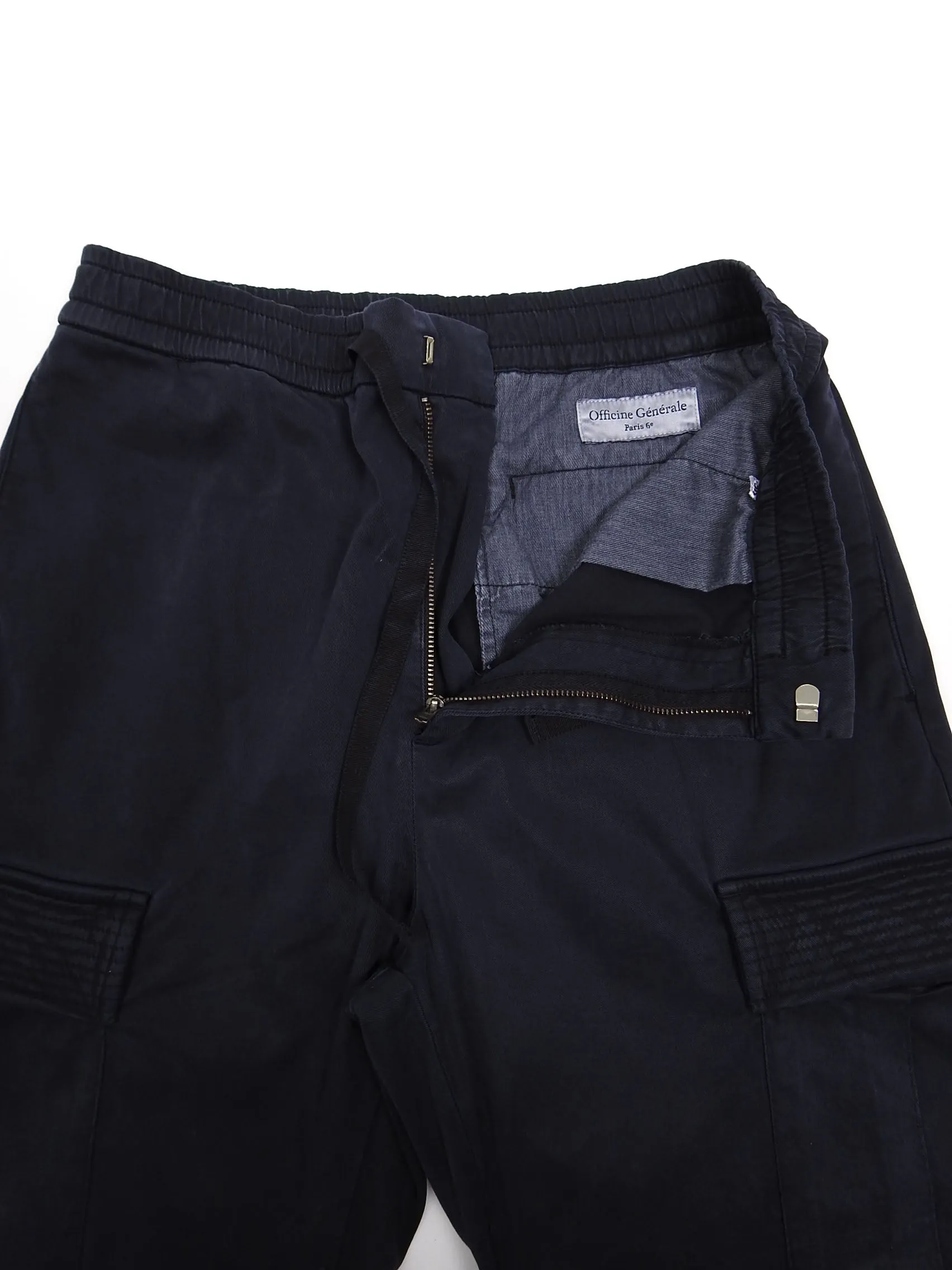 Officine Generale Navy Jay Cargo Trousers Size 30