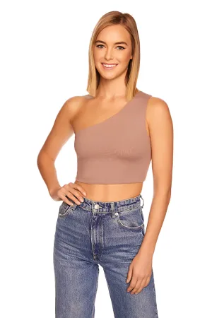 One Shoulder Crop Top