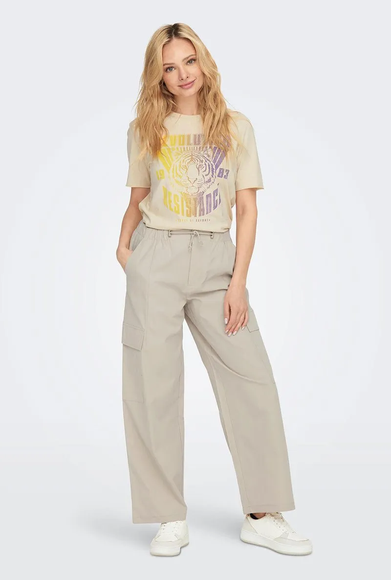 ONLY CELIA MW WIDE CARGO PANT