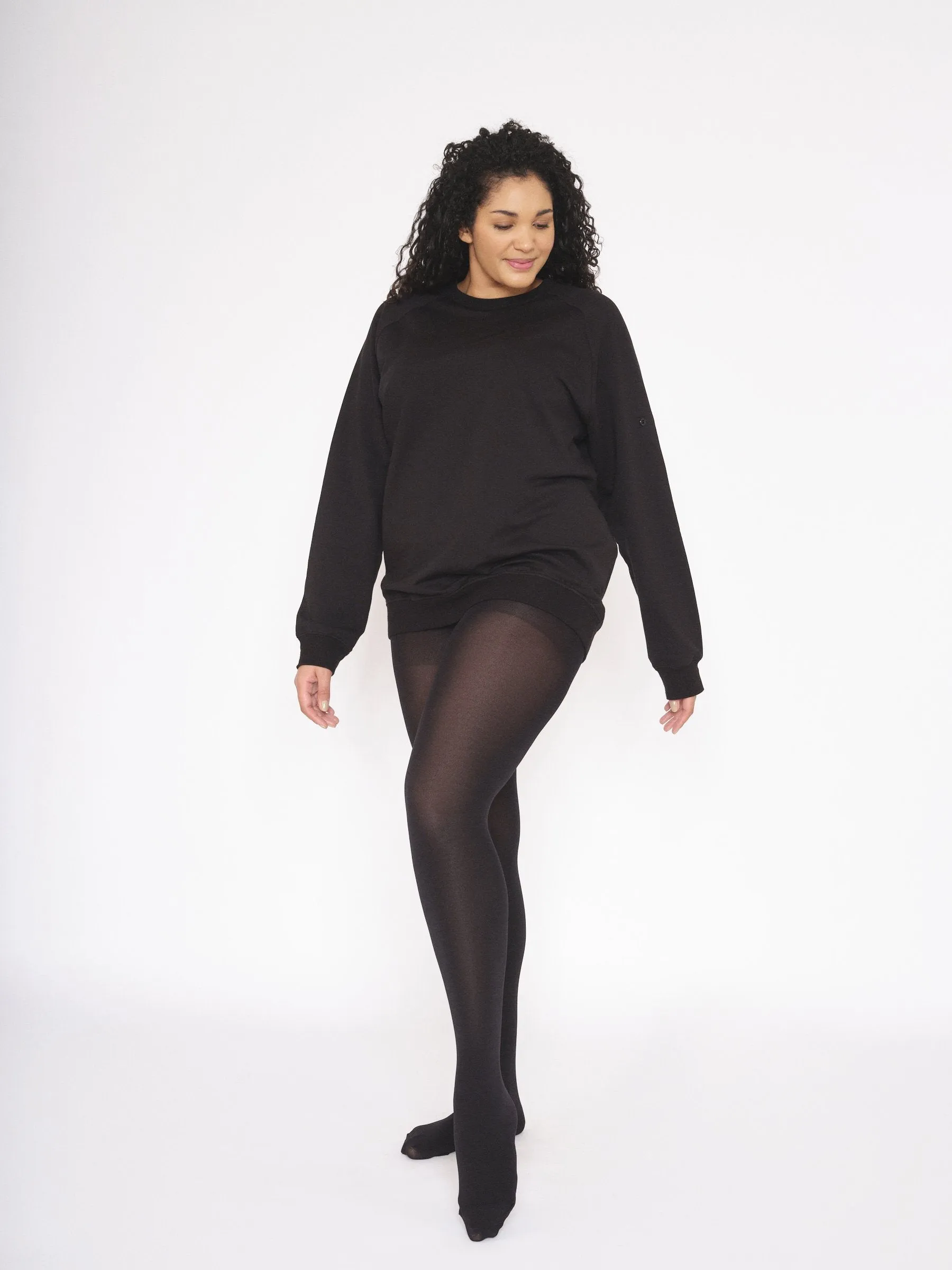 Opaque Tights 80 Denier Black - ELLE