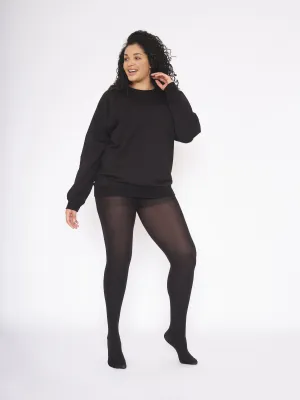 Opaque Tights 80 Denier Black - ELLE