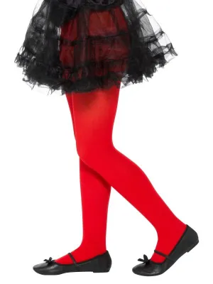 Opaque Tights Child Red