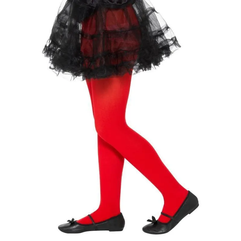 Opaque Tights Child Red
