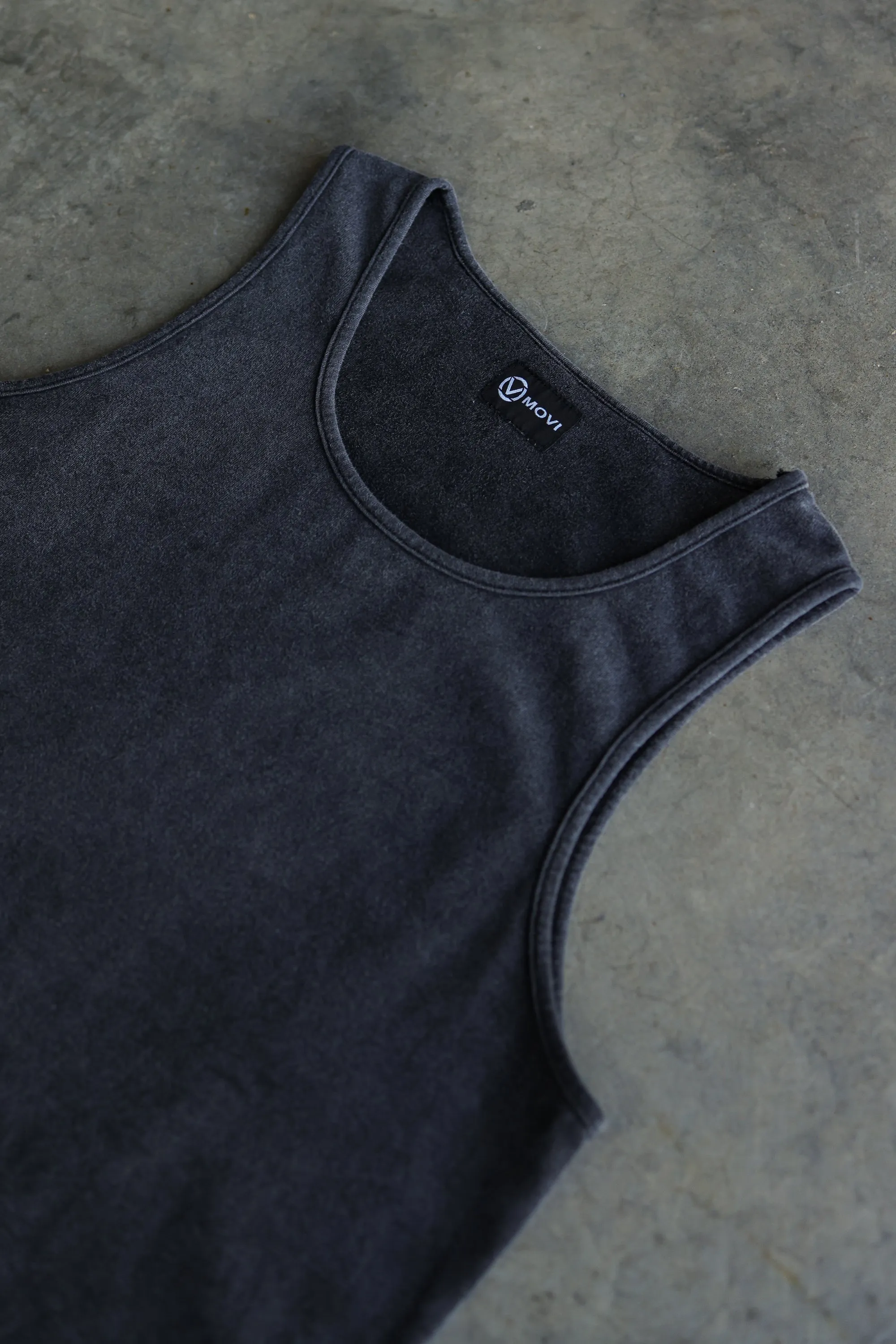 ORIGIN GLOW TANK - CHARCOAL GREY