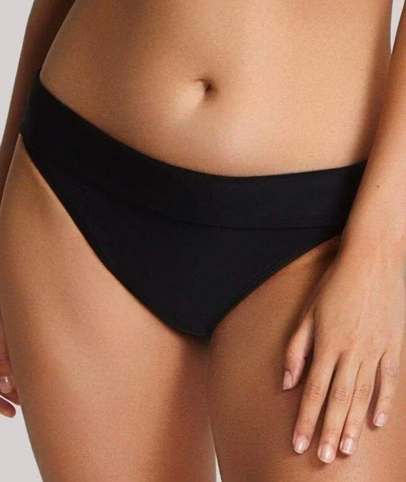 Panache Swimwear Anya Riva Fold Pant - Black