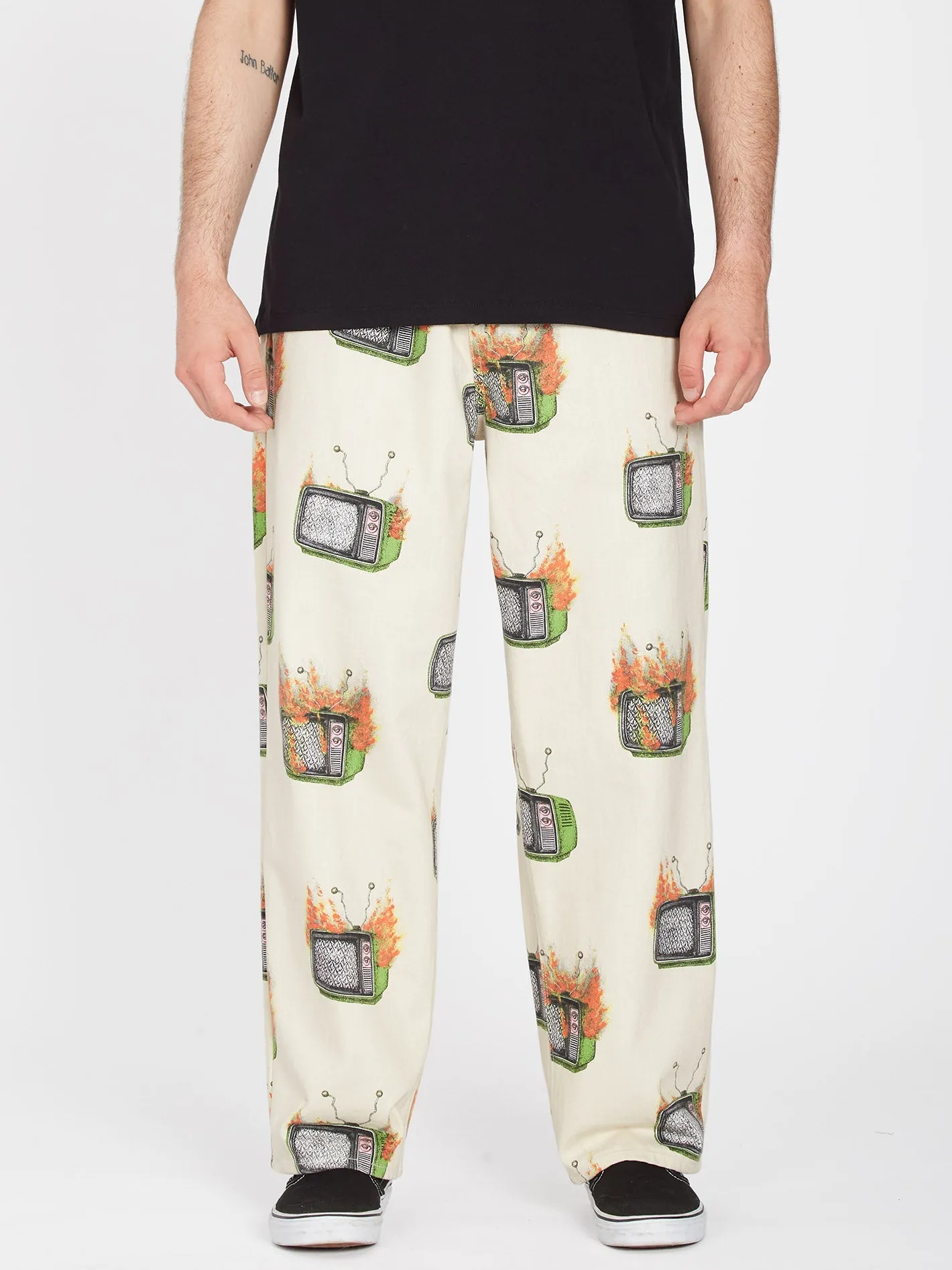 Pantalon Justin Hager Elasticated Waist - WHITECAP GREY