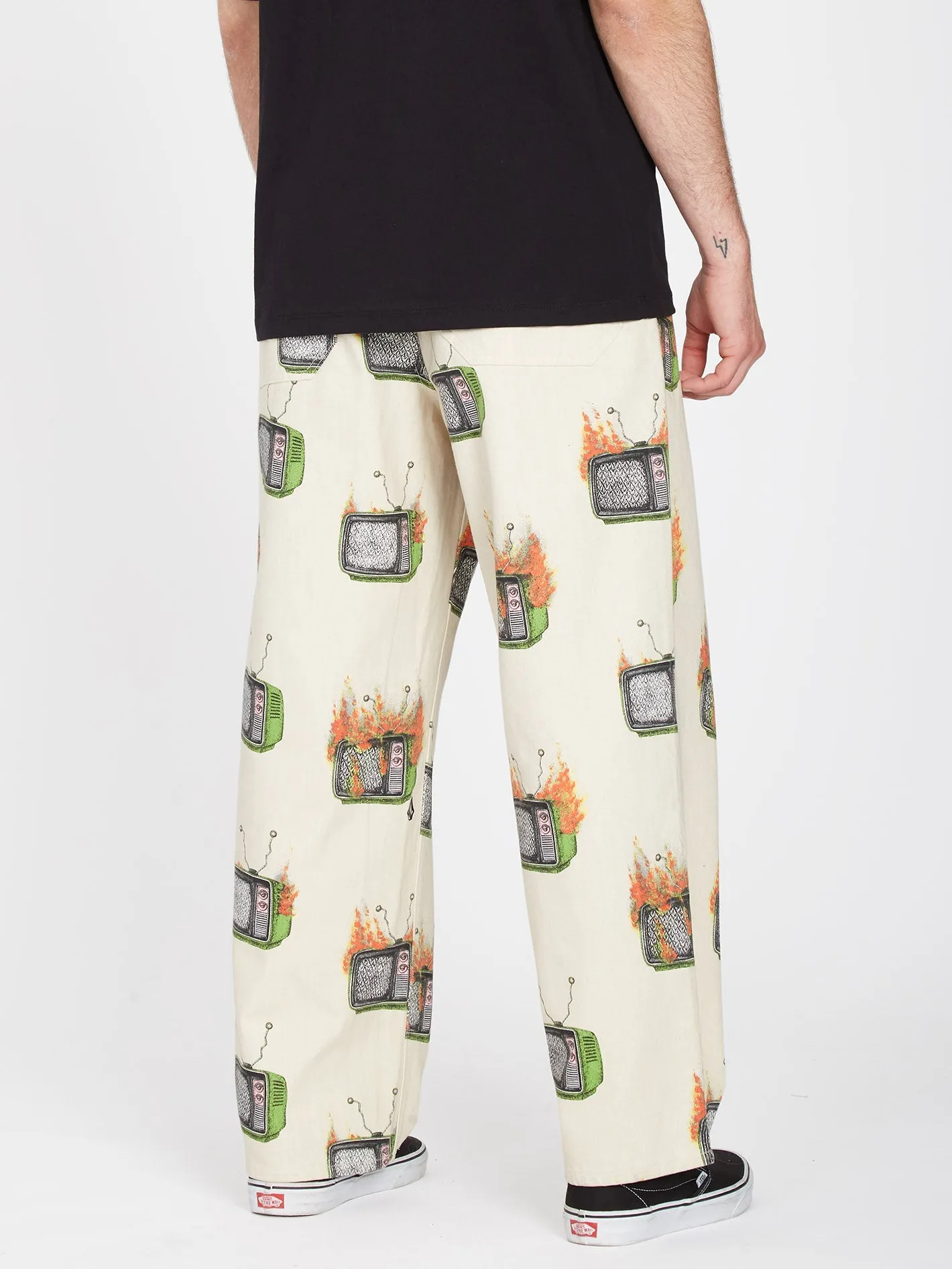 Pantalon Justin Hager Elasticated Waist - WHITECAP GREY