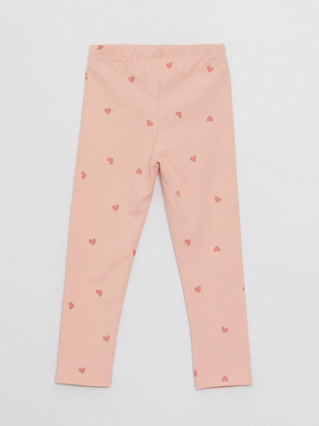 Patterned Baby Girl Tights with Elastic Waist, 2-pack