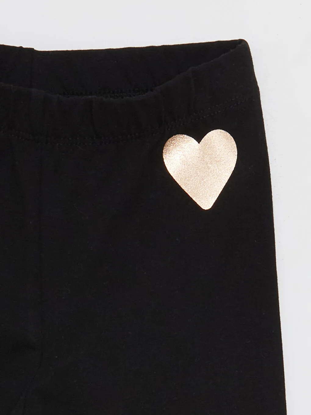 Patterned Baby Girl Tights with Elastic Waist, 2-pack