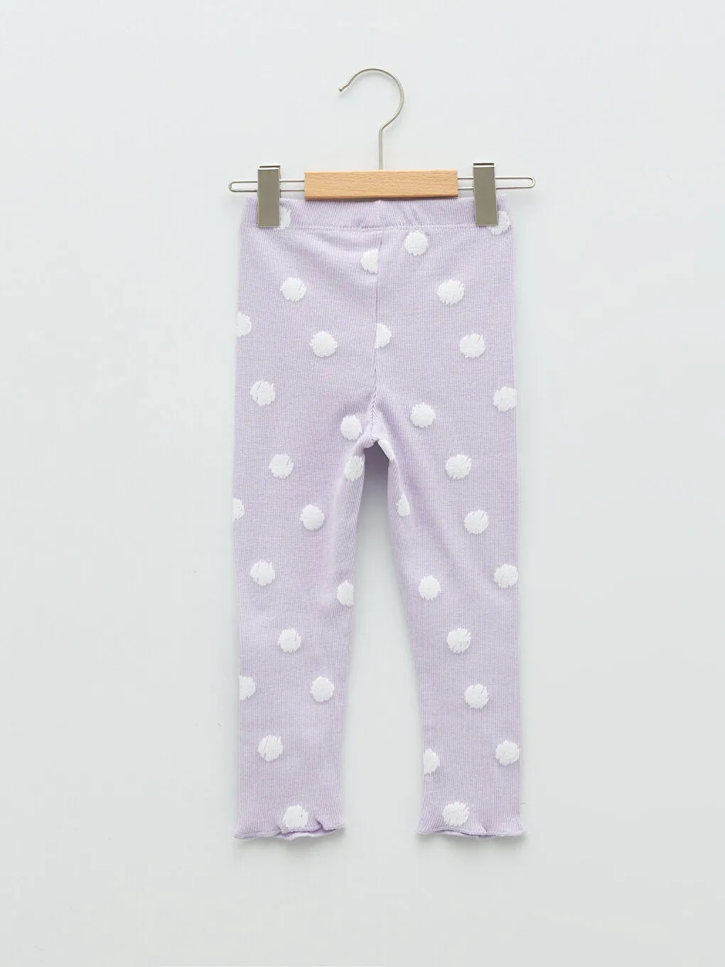 Patterned Baby Girl Tights with Elastic Waist