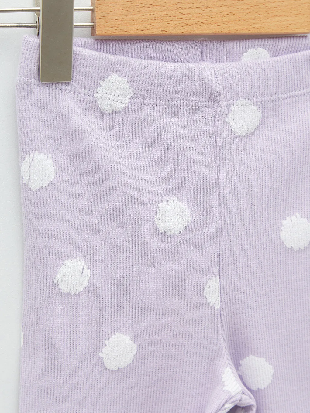 Patterned Baby Girl Tights with Elastic Waist
