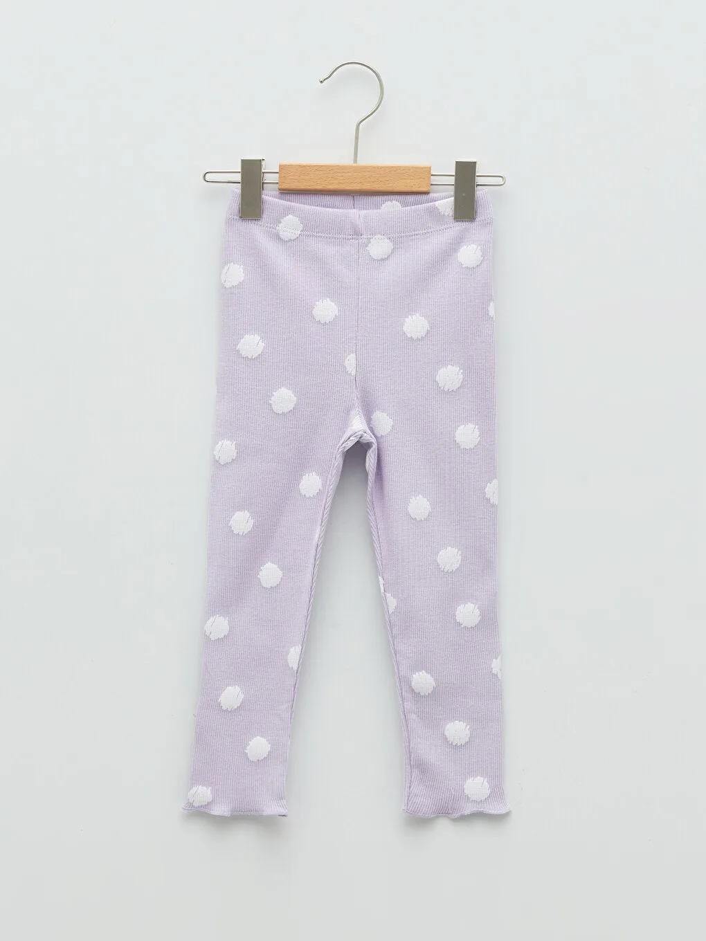 Patterned Baby Girl Tights with Elastic Waist