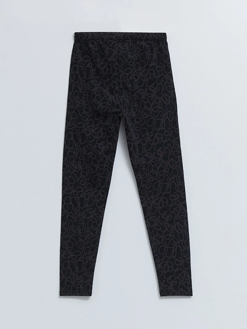 Patterned Cotton Women's Tights with Elastic Waist